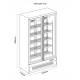 Prodis XPD1250-P-MK2 Heavy Duty Low Energy Double Door Display Fridge Prodis XPD1250-P-MK2 Heavy Duty Low Energy Double Door Display Fridge