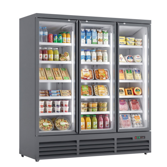 Prodis XPD1850-P-MK2 Heavy Duty Low Energy Triple Door Display Fridge Prodis XPD1850-P-MK2 Heavy Duty Low Energy Triple Door Display Fridge