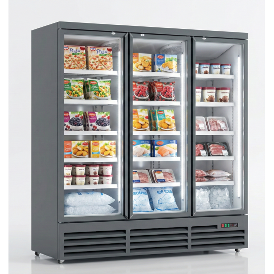 Prodis XPD1850-N-MK2 Heavy Duty Low Energy Triple Door Display Freezer Prodis XPD1850-N-MK2 Heavy Duty Low Energy Triple Door Display Freezer